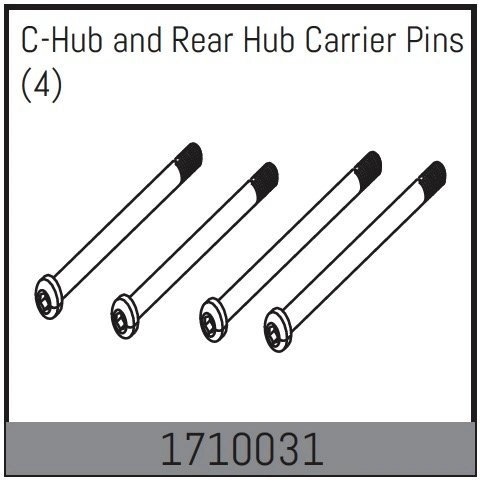 C-Hub and Rear Hub Carrier Pins (4)
