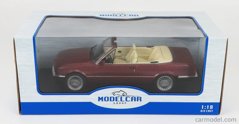 Mcg BMW radu 3 325i (e30) Cabriolet 1989 1:18 Červená