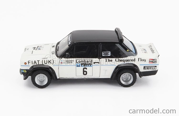 Brekina plast Fiat 131 Abarth N 6 Rally Rac Lombard 1977 1:87, bílá