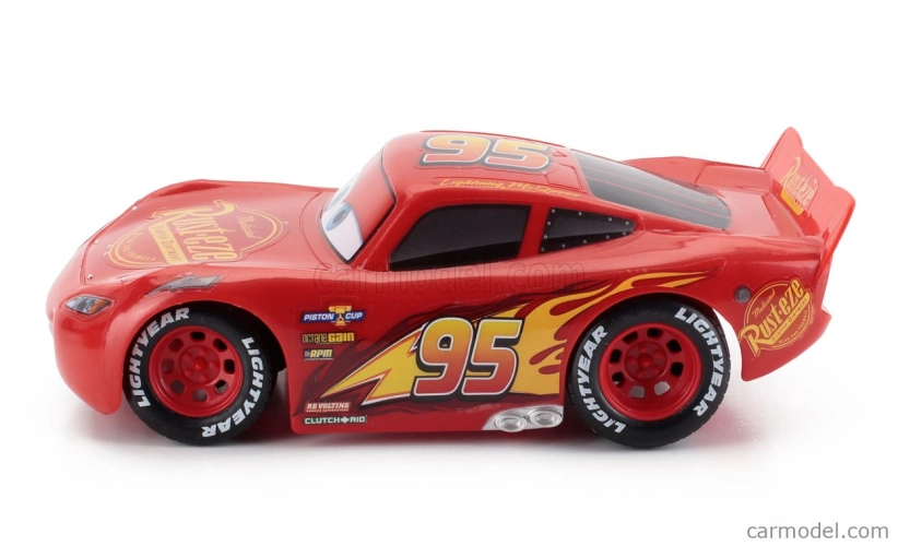 Jada Walt disney Pixar Cars - Saetta Lightning Mcqueen 1:24 Red