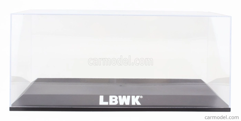 Autoart Vetrina display box Base In Plastica Nera - Plastic Base Black - Lbwk - Lungh.cm 35.5 X Largh.cm 15.5 X Alt.cm 15.2 (altezza Interna Cm 12.7) 1:18 Plastic Display
