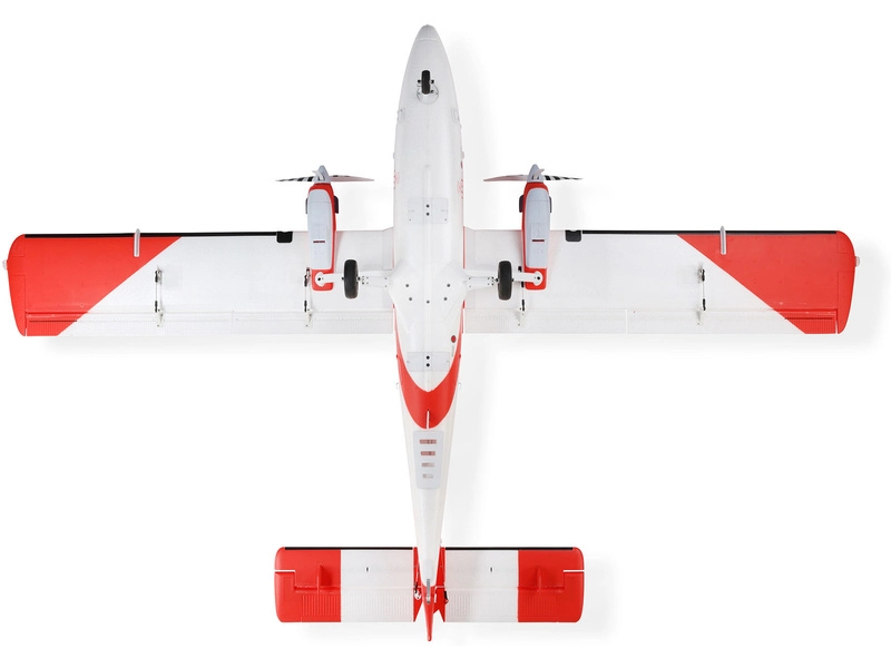RC lietadlo E-flite DHC-6 Twin Otter 1.4m PNP, plováky