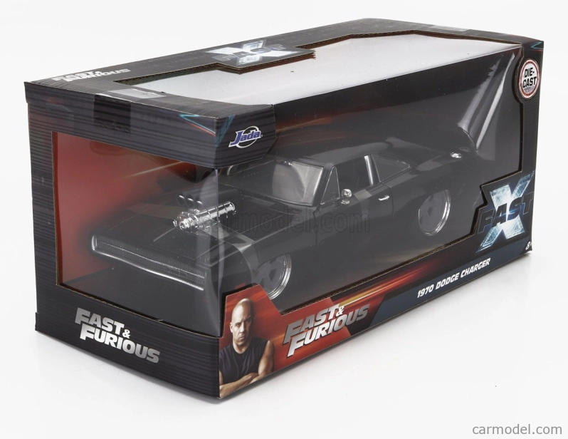 Jada Dodge Dom's Charger R/t 1970 - Fast & Furious X 1:24 čierna