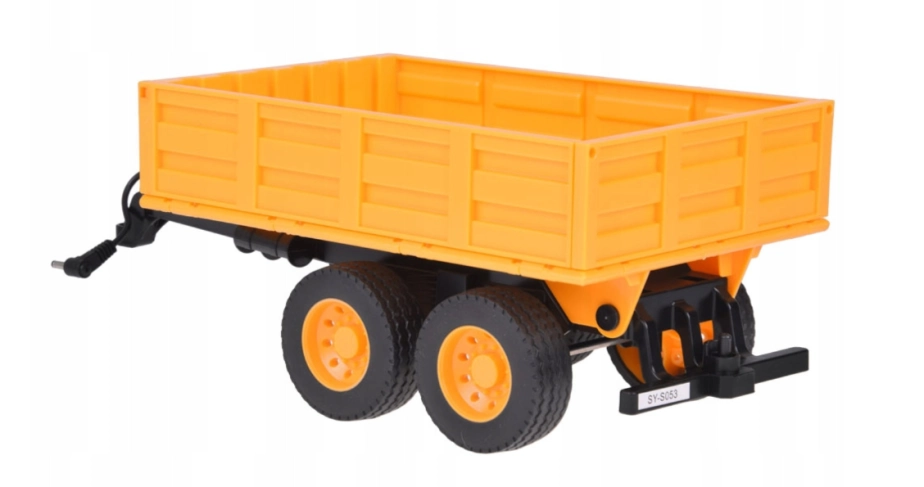 RC vozík za traktor, žlutá