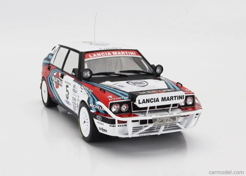 Ixo-models Lancia Delta Integrale 16v Martini (night Version) N 5 2nd Rally Safari 1990 Juha Kankkunen - Juha Piironen 1:18 Bílá Modrá Červená