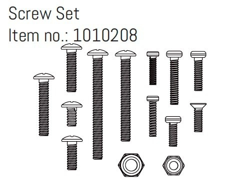 HBP240384 - (1010208) Screw Set for - GOAT