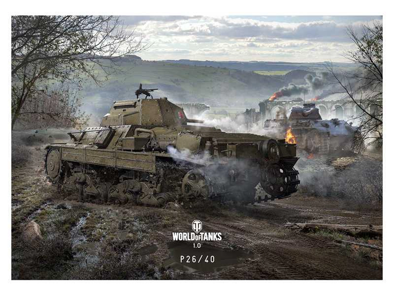 Talianeri World of Tanks P26/40 limitovaná edícia (1:35)