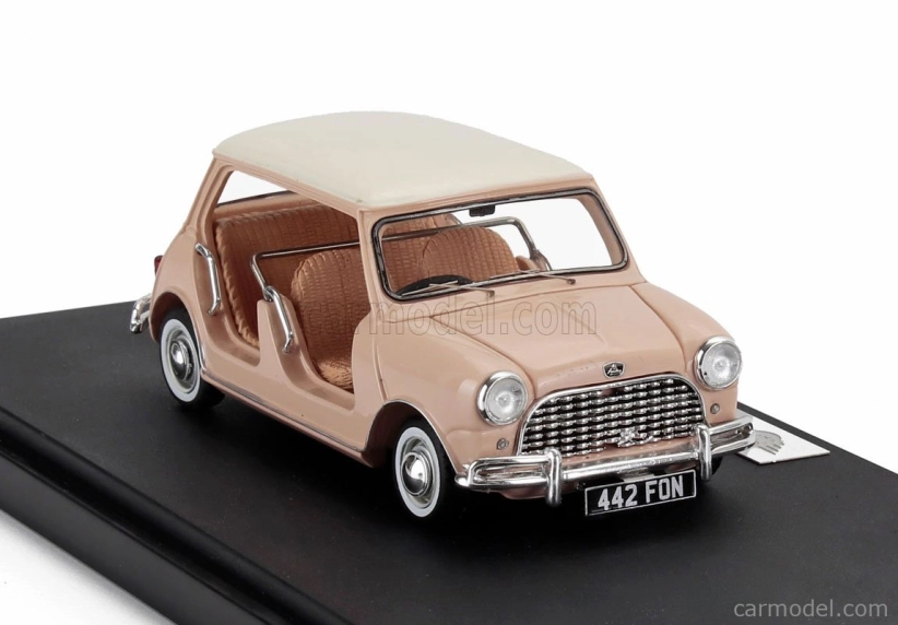 Matrix scale models Mini Beach Car 1962 1:43 Bílá Béžová