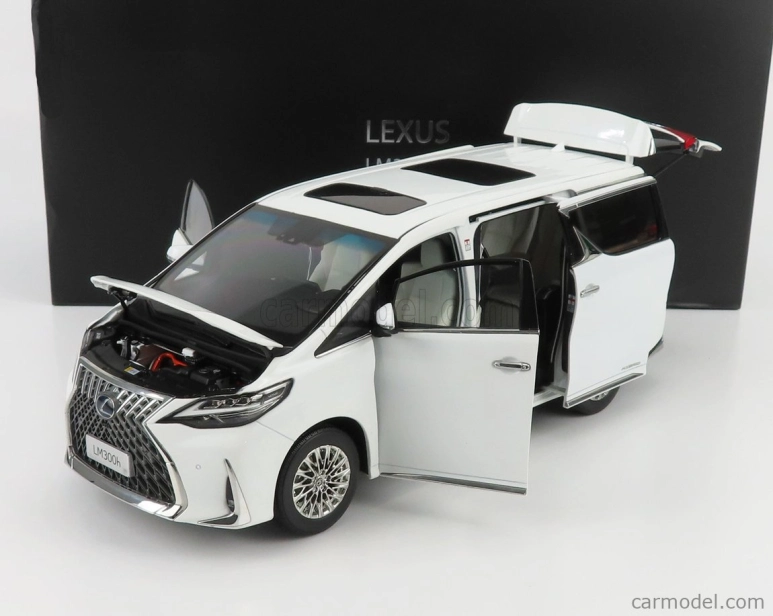 Kyosho Lexus Lm300h Minivan 2020 1:18 Bílá Perla