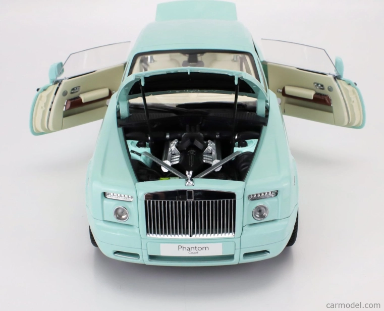 Kyosho Rolls royce Phantom Coupe 2-door 2008 1:18 Turquoise