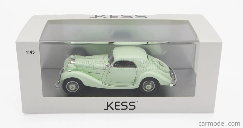 Kess-model Mercedes Benz 320n (w142) Combination Coupe 1938 1:43 Veľmi svetlá zelená