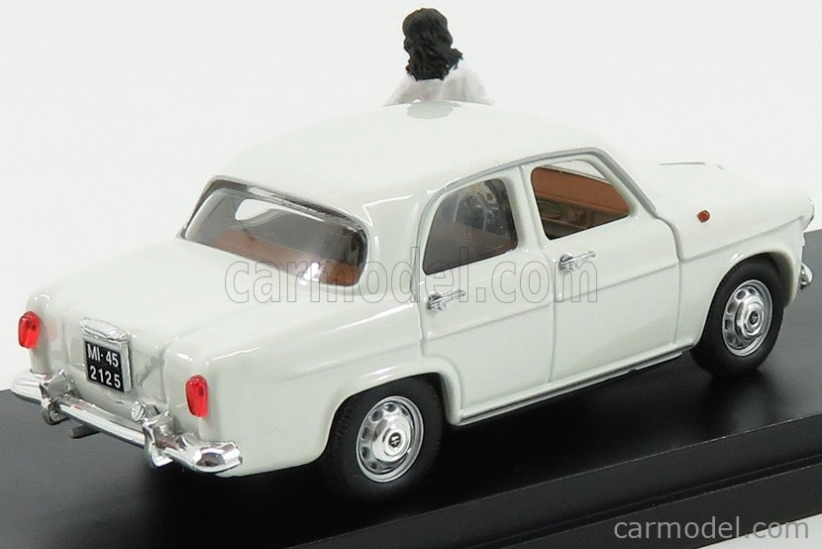 Rio-models Alfa romeo Giulietta Concorso Miss Italia 1955 s obrázkom 1:43 biela