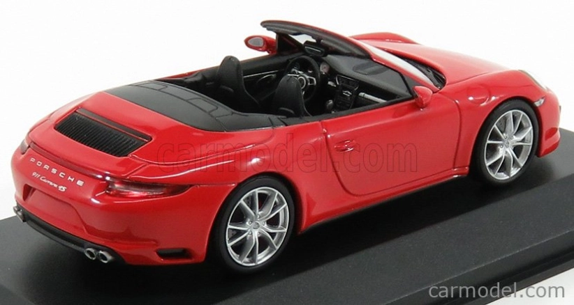 Minichamps Porsche 911 991-2 Carrera 4s Cabriolet 2017 1:43 Red