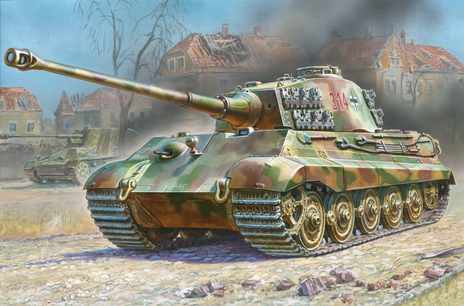 Zvezda Snap Kit - Tiger II (1:100)