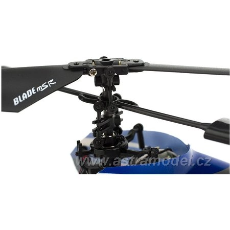 RC vrtuľník Blade mSR RTF modrá, mód 2