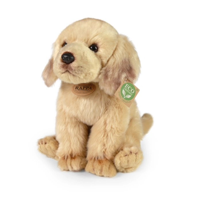 Rappa Plyšový pes zlatý retriever 27 cm ECO-FRIENDLY