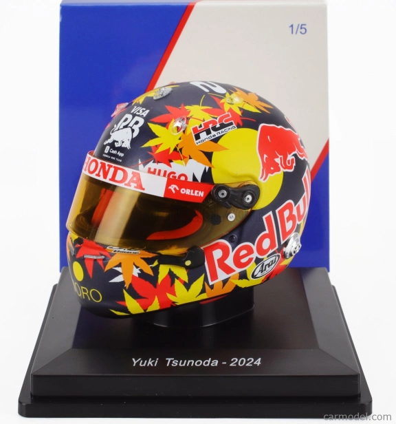 Spark-model prilby Bell Casco Helmet F1 Yuki Tsunoda Team Visa Cash App N 22 Sezóna 2024 1:5 Rôzne