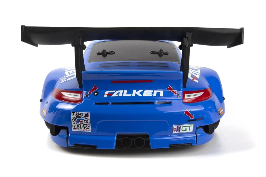 Karoserie lakovaná Porsche 911 GT3 RSR Falken (206mm/210mm)