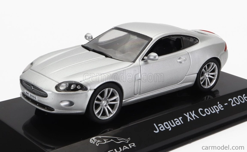 Edicola Jaguar Xk Coupe 2006 - Con Vetrina - With Showcase 1:43 Silver