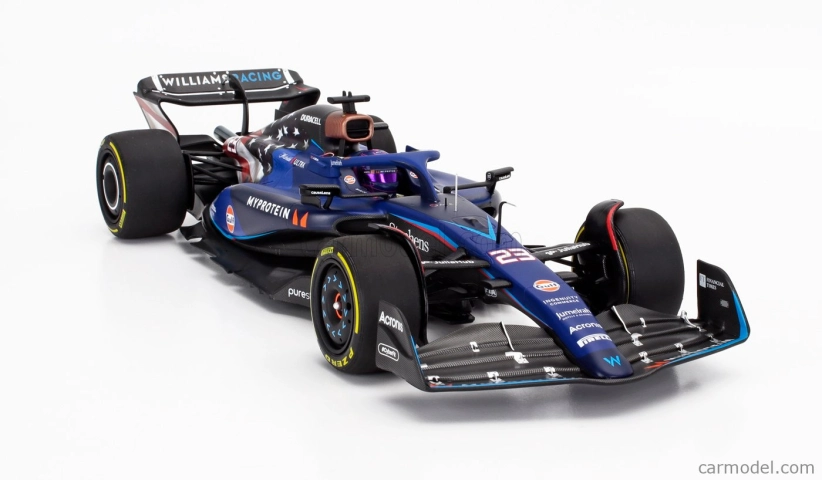 Minichamps Williams F1 Fw45 Team Williams Racing Gulf N 23 Austin Usa Gp 2023 Alexander Albon 1:18 Modrá čierna