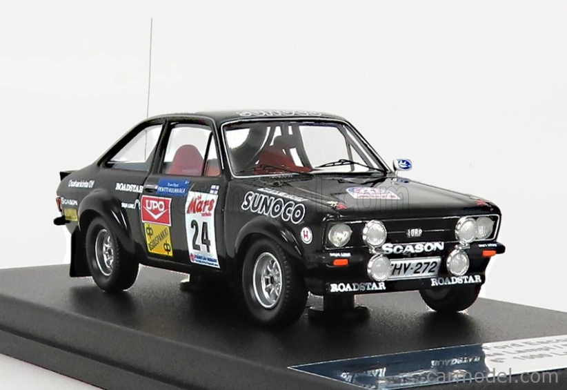 Trofeu Ford england Escort Mkii N 24 Rally 1000 Lakes 1979 L.lampi - P.kuukkala 1:43 Black