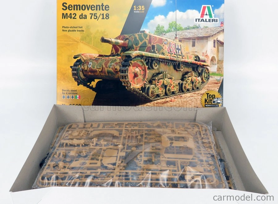 Italeri Mgmc Tank M42 Da 75/18 Semovente Military 1945 1:35 /