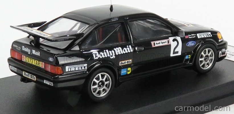 Trofeu Ford england Sierra Rs Cosworth N 2 Rally Audi Sport 1987 M.lovell - M.broad 1:43 Black