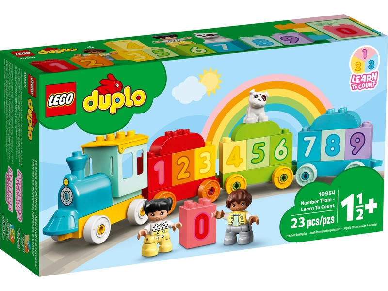 LEGO DUPLO - Vlak s číslami - Učíme sa počítať