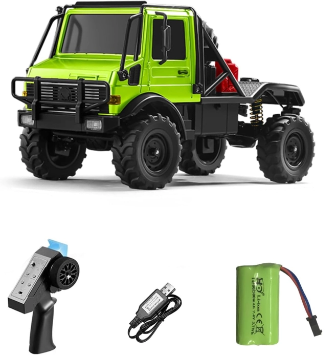 RC auto Unimog U4000, zelená