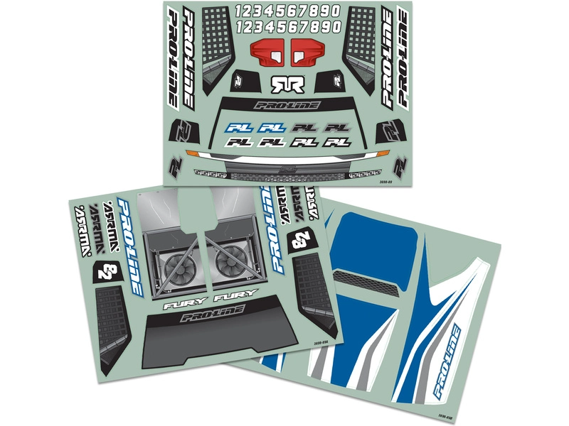 Karoséria Pro-Line 1:10 Sektorové číre: Fury