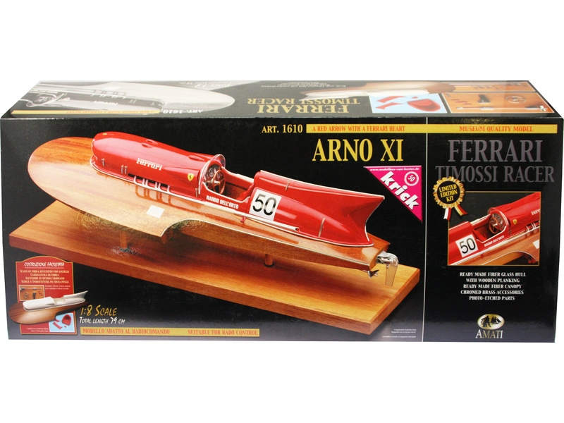 AMATI Arno XI Racer pretekársky čln 1960 1:8 kit