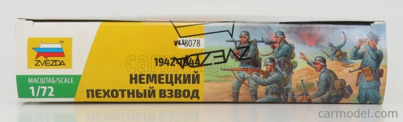 Zvezda Figúrky Soldati - Vojaci Vojenská čata Nemecka 1:72 /