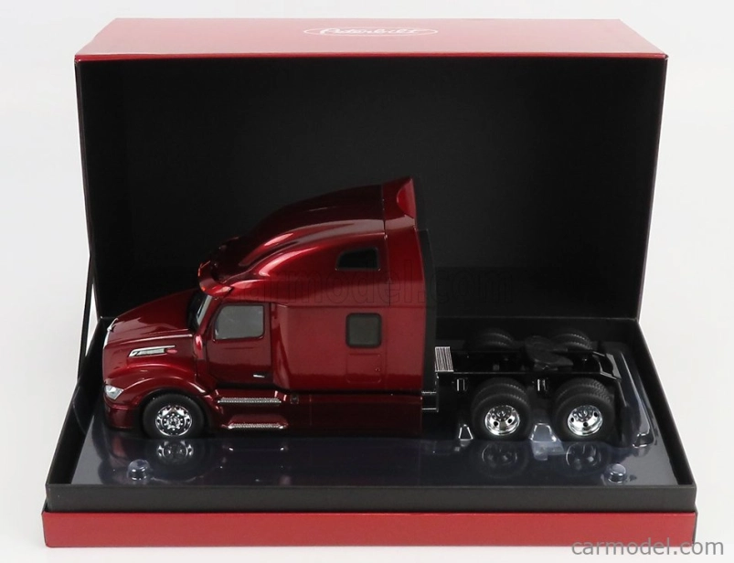 Dm-models Peterbilt 579 Tractor Truck 3-assi 2011 1:32 Red Met