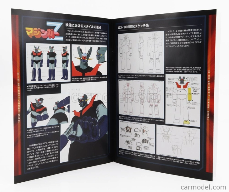 Robot Bandai Metal - Mazinga Z - Gx-105 Postavička Mazinger Z Robot - Kaku Shin Modrá Strieborná Červená Čierna