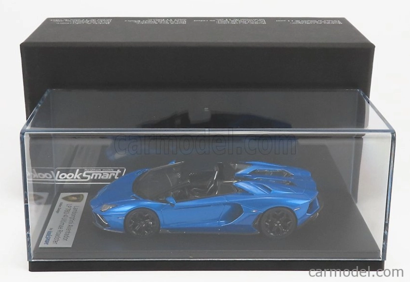 Looksmart Lamborghini Aventador Lp780-4 Ultimae Roadster 2021 1:43 Blu Tawaret - Blue Met