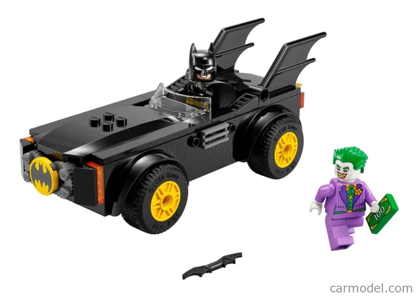 Lego Batman Lego - Batmobile - Batman Vs The Joker - 54 Pezzi - 54 Pieces Black