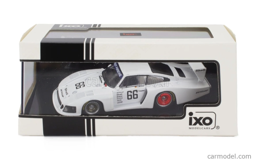 Ixo-models Porsche 935/78 930 Team Joest Racing N 66 3. miesto Drm Zolder 1981 Jochen Mass 1:43 Biela