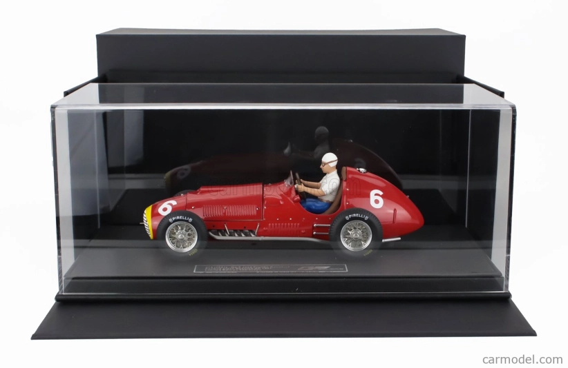 Gp-replicas Ferrari F1  375 N 6 2nd Spanish Gp (with Pilot Driver) 1951 Jose Froilan Gonzalez 1:18 Red