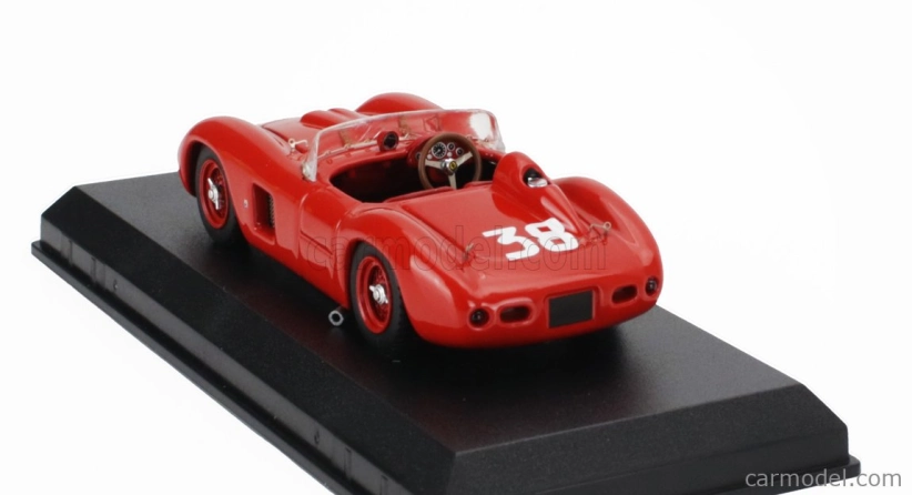 Umelecký model Ferrari 500tr Spider S/n.0640 N 38 2nd Circuito Del Posillipo Napoli Gp 1957 Renato Boffa 1:43 Red