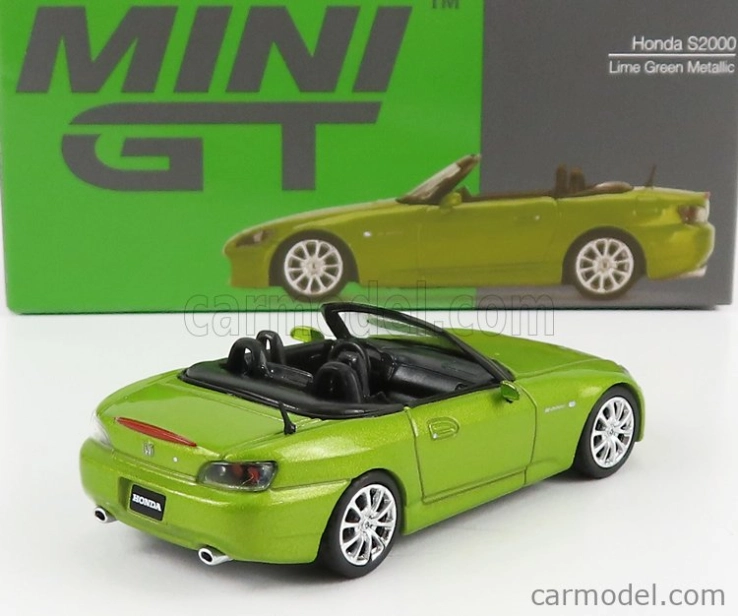 Truescale Honda S2000 Spider Open 1998 1:64 Světle Zelená Met