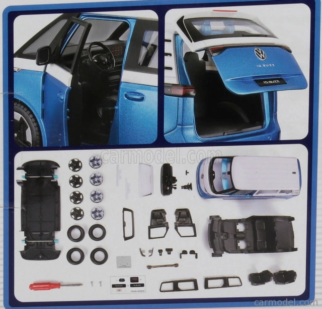 Maisto Volkswagen Id.buzz Minibus 2023 1:24 Svetlomodrá s bielou