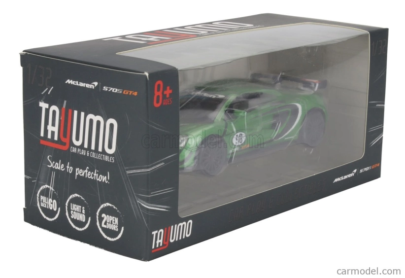 Tayumo Mclaren 570s Gt4 N 98 Racing 2016 1:32 Zelená