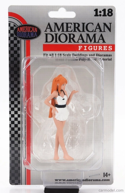 American diorama Figures Cosplay Girl 2 1:18 Béžová Bílá Oranžová