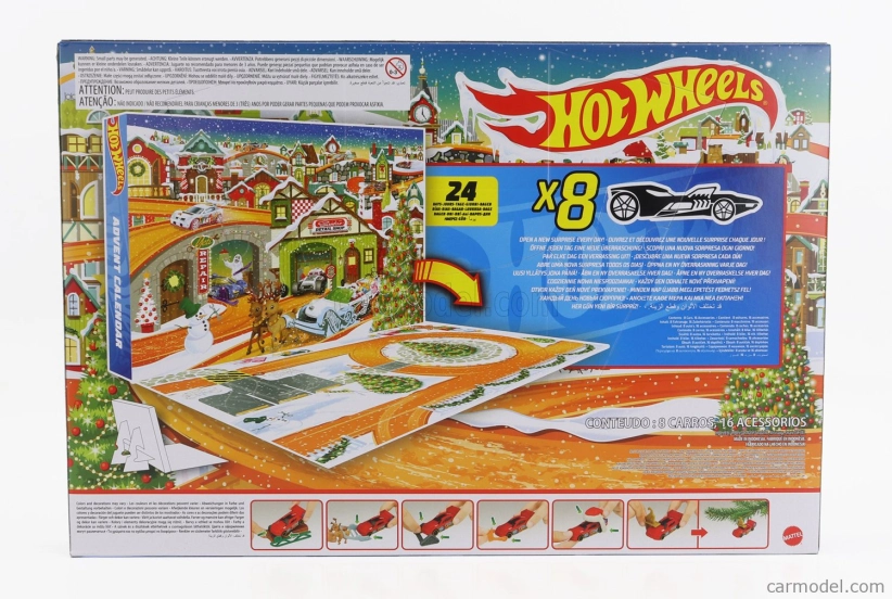 Mattel hot wheels Accessories Diorama - Calendario Dell'avvento - Advent Calendar 2023 1:64 /