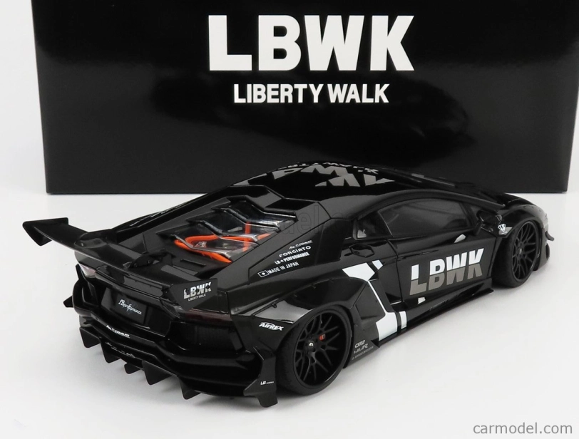 Autoart Lamborghini Aventador Liberty Walk 2017 1:18 čierna