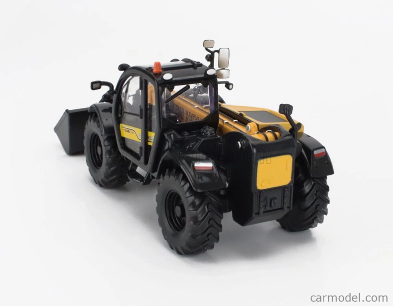 Britains New holland Th7.4z Panoramatický teleskopický traktor Ruspa Gommata - škrabák - Elevatore 1:32 Black Yellow