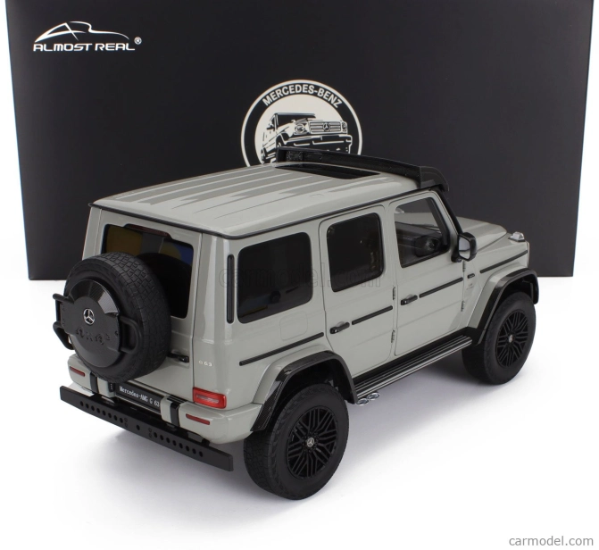 Almost-real Mercedes benz G-class G63 Amg (w463) 4x4 2023 1:18 Arabská Šedá