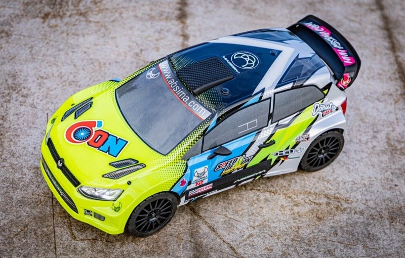 Absima Rally Car Speed Demon 1:12 4WD RTR Brushless žluto-modrý