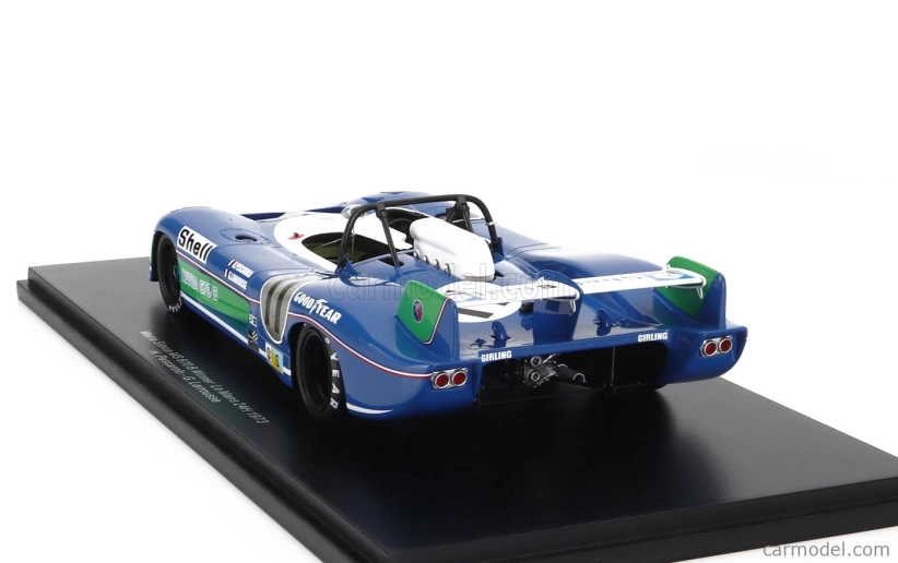Spark-model Matra simca Ms670b 3.0l V12 Team Matra-simca Shell N 11 Winner 24h Le Mans 1973 Henri Pescarolo - Gerard Larrousse 1:18 Modrá Bílá