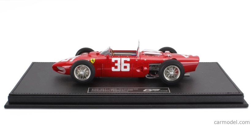 Gp-replicas Ferrari F1  156 N 36 2nd Monaco Gp 1962 Phil Hill 1:18 Red